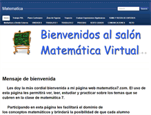 Tablet Screenshot of matematica7.com